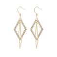 thumbnail image 2 of Fiudx Pendientes de Cristal, Impresionante Diseño de Diamantes Largos, Joyería de Moda Llamativa, Perfectos para Banquetes, Citas Nocturnas, Regalo de Compromiso, Accesorio Elegante para Mujer., 2 of 6