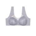 thumbnail image 1 of Sujetador de cierre frontal para mujer Sujetador de talla grande con relleno fino de encaje sin Irfora Ropa interior de mujer, 1 of 4