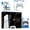 Chroma Pearl, variant on Sony Playstation 5 Slim Digital with Extra Chroma Indigo Controller, FPS Grip Kit and MightySkins Decal Voucher Plus 1 Year CPS Extended Warranty