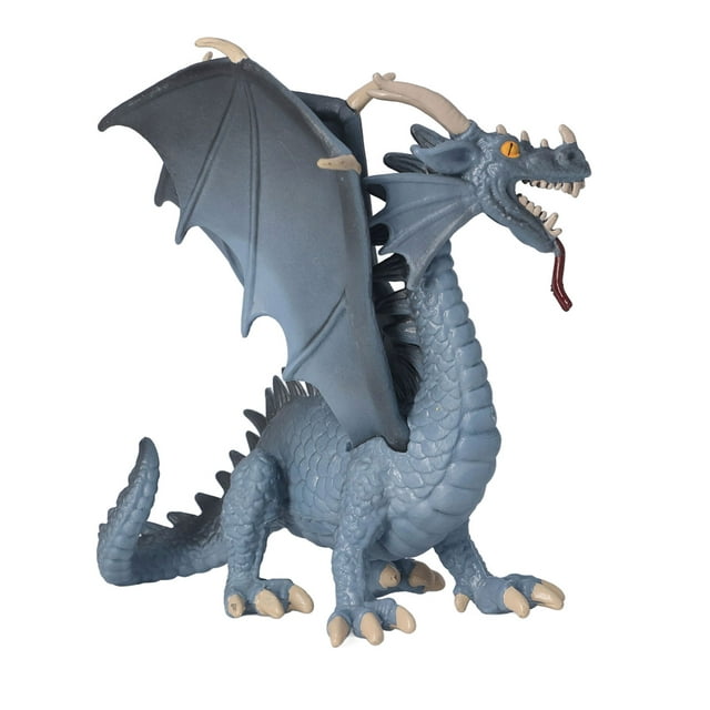 Figurines de Dragon, Mignon Style Bleu Intéressant Éducatif Forme Vivante Dragon Modèle Figure pour Jouets