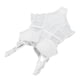 thumbnail image 5 of Body De Encaje En V Profundo, Body De Encaje De Una Pieza, Ropa Interior De Una Pieza En V Profundo, Ropa Interior De Mujer De Una Pieza, Body De Encaje, Suave, Elástico, V ANGGREK Blanco 75B, 5 of 8