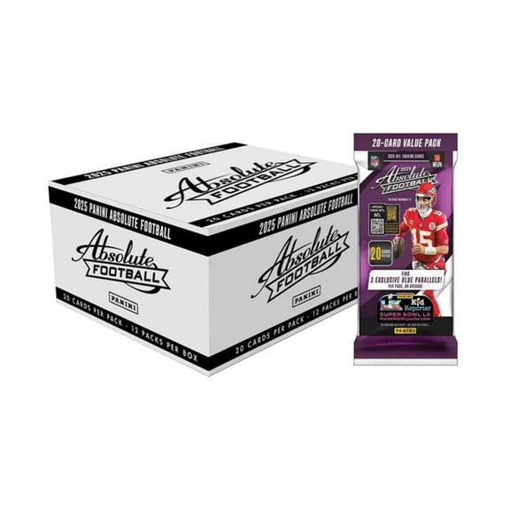 2025 Panini Absolute NFL Football 12pk Fat Pack Box