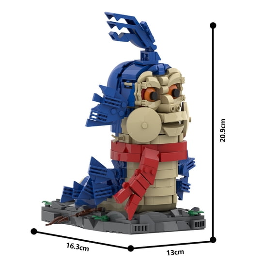 MOC Labyrinth (1986) The Worm Building Set | Fantasy Movie Character Brick Model 🐛✨