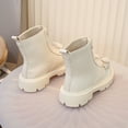 thumbnail image 3 of Eltusu Girls Winter Boots, Zipper Thermal Breathable No Slip Kids Shoes Beige Size 11.5(Little Kids), 3 of 6