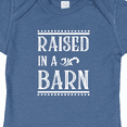 thumbnail image 4 of Inktastic Raised in a Barn in White Boys or Girls Baby Bodysuit, 4 of 5