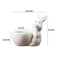 thumbnail image 3 of Reduced,BILIKEYU Mini Rabbit Succulent Planter,Small Decorative Pot for Plants, Easter Bunny Gift & Home Decor, 3 of 4