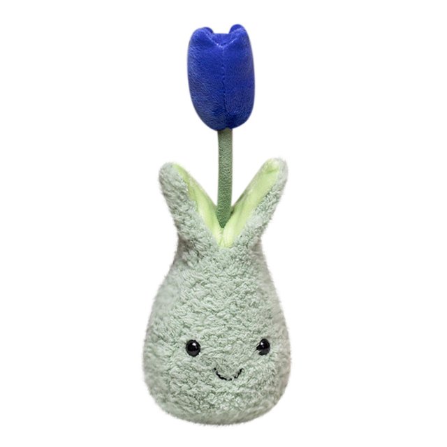 Juguete de peluche de simulación de flores suculentas, plantas verdes en maceta