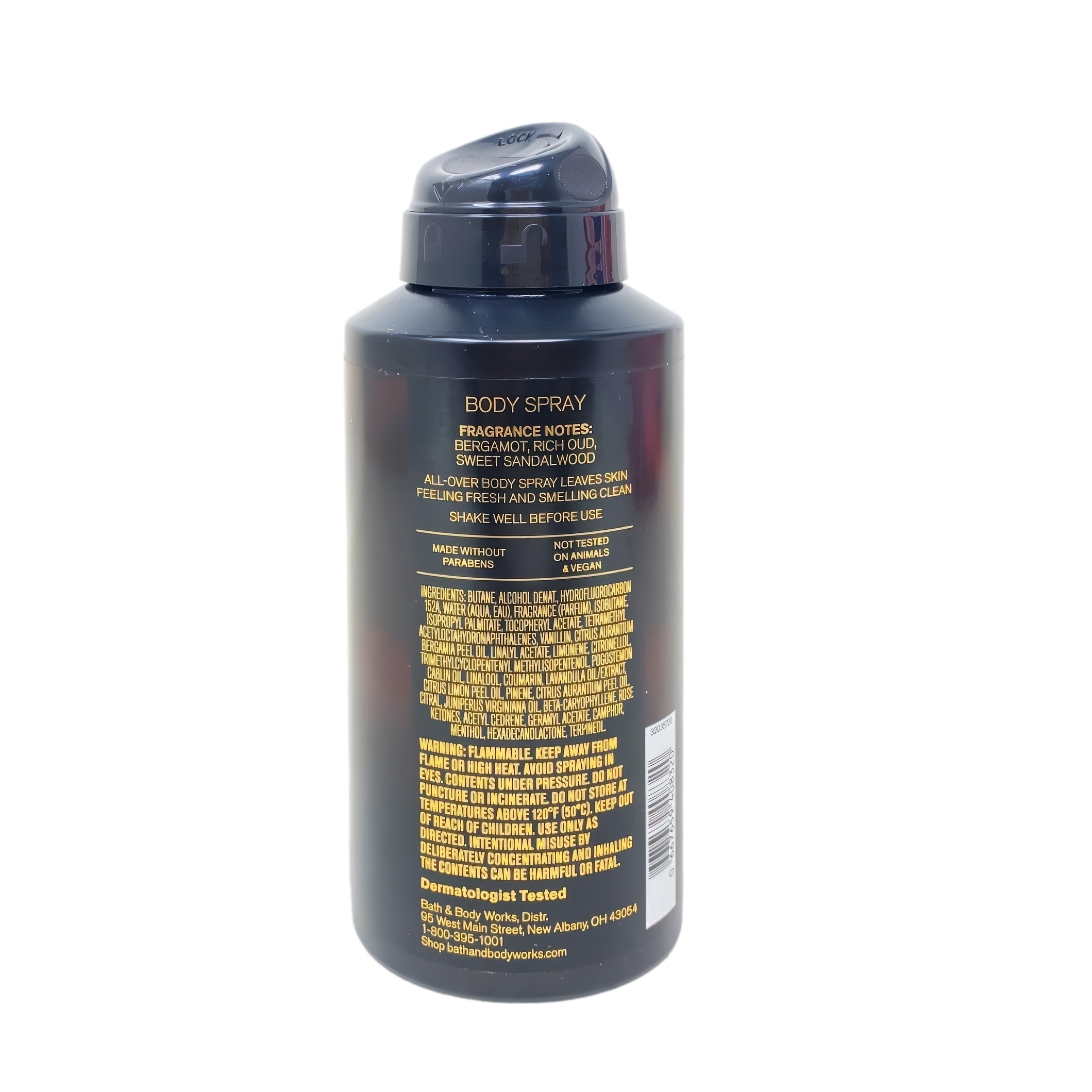 Bath & Body Works Adrenaline 3-In-1 Hair, Face And Body Wash and Body Spray with a Cabin Spice Bar Soap