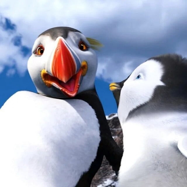 HOMFUN-pintura de diamante redondo/cuadrado completa, cuadro artesanal 5D, punto de cruz bordado 3D de "pingüino de hielo", regalo para decoración del hogar