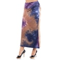 thumbnail image 3 of 24seven Comfort Apparel Plus Size Comfortable Foldover Maxi Skirt, 3 of 4