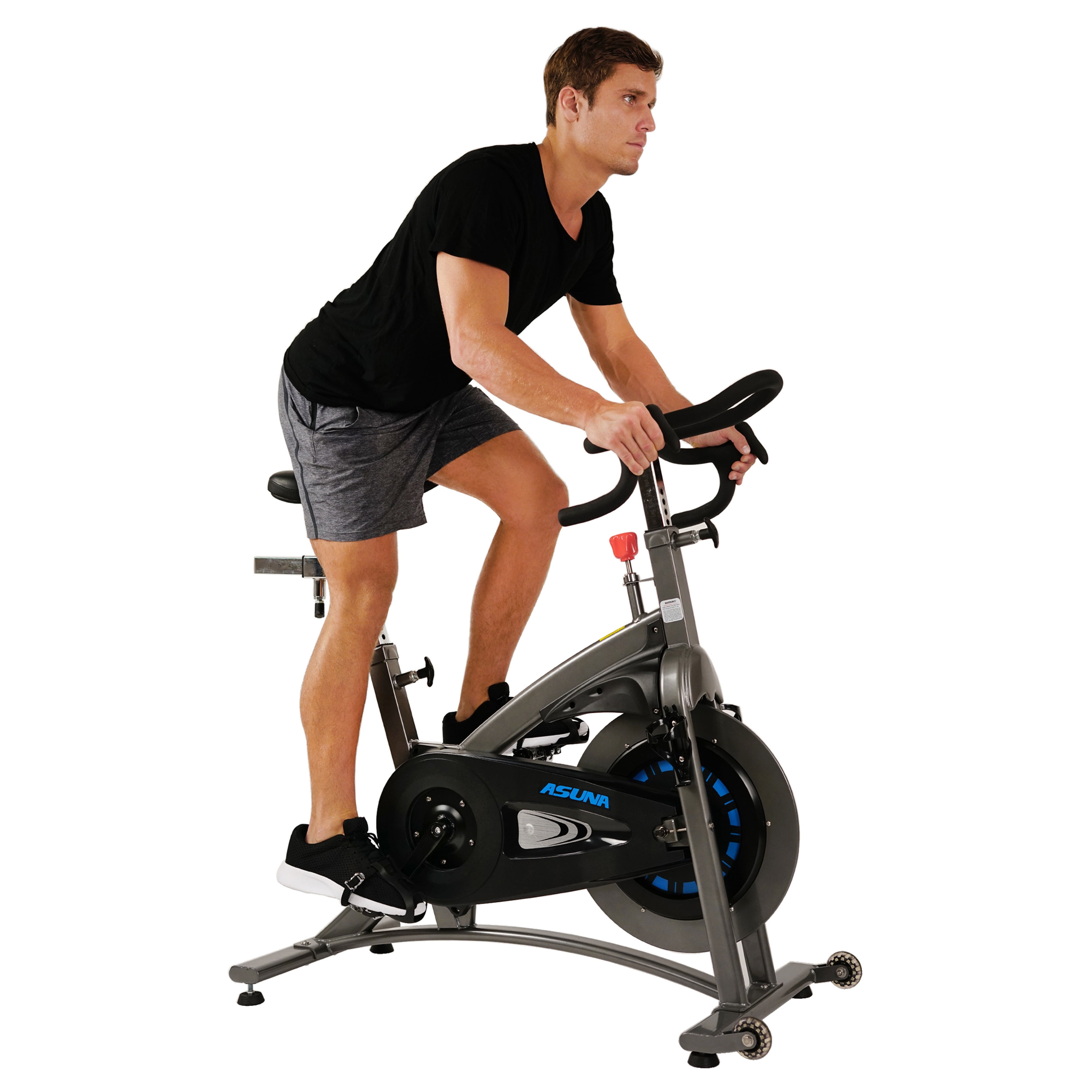 ASUNA 5150 Magnetic Chain Drive Turbo Commercial Indoor Cycling Trainer Exercise Bike
