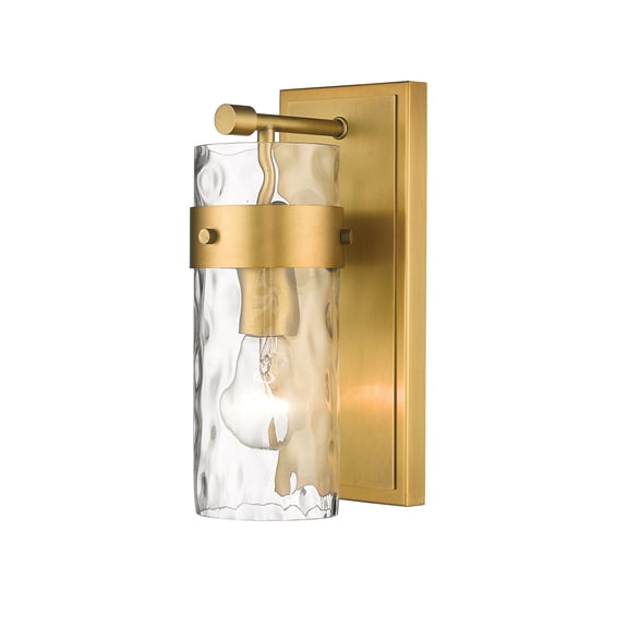 3035-1V-RB-Z-Lite-Fontaine - 1 Light Bath Vanity In Transitional Style-11.25 Inches Tall and 4.75 Inches Wide-Rubbed Brass  Finish