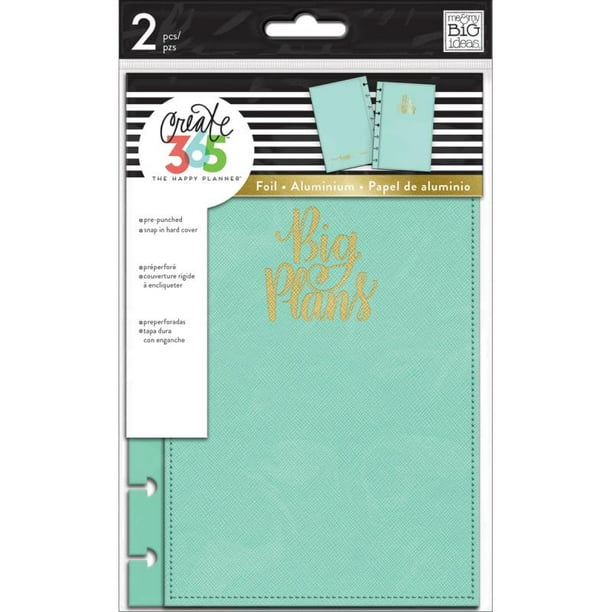 Happy Planner Mini SnapIn Hard Planner Cover 7.5"X5.5"Turquoise Big