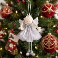 thumbnail image 4 of Christmas Angel Doll Pendant, Plush Hanging Ornament, Tree Decoration Festival Gift for Home Use, 4 of 6