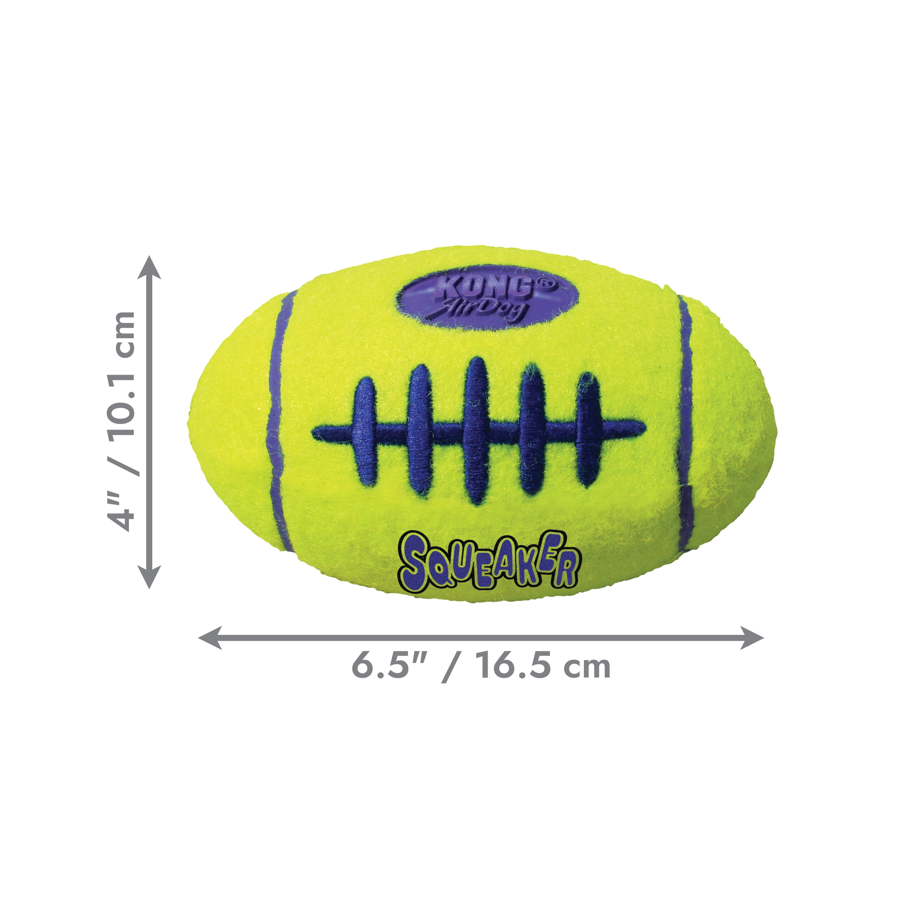 KONG® AirDog® Football Squeaker Dog Toy, Large, for Dogs Between 30-65 lbs