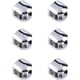 thumbnail image 1 of Abrazaderas de vidrio de 6 piezas, abrazaderas de vidrio para espejo, abrazadera de vidrio ajustable para montaje en pared, sujetadores de clip para espejo de baño de aleación de zinc, 19 * 20 * 16 mm, 1 of 5