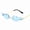 fire-blue, variant on Cross-border European and American new style personalized rimless sunglasses with flame-shaped colorful ocean lenses for foreign trade