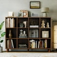 thumbnail image 5 of M optimized 12 Cube Bookshelf Storage Organizer Shelf, Freestanding Open Bookcase, Display Cabinet Organizer with Base, for Living Room, Bedroom, Home Office, 5 of 6