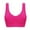 Hot Pink, variant on Samickarr Clearance items!Seamless Sports Bra For Women Wirefree Yoga Bra With Removable Pads Comfort Workout Low-Impact Activity Sleep Bras For Women Compression Cami Bra
