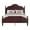 Espresso#0P, variant on Bed Frames Full Size Bed Frame with Headboard, Vintage Wooden Bed Frame with Slats Support, Platform Full Bed Frame, No Box Spring Needed, Easy Assembly, White,Storage Beds Frames