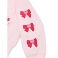 thumbnail image 3 of Hello Kitty Girls Valentine's Day Graphic Fleece Crew Pullover, Sizes 4-16, 3 of 3