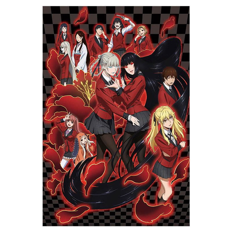 anime kakegurui ' Poster, picture, metal print, paint by Branden