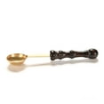 thumbnail image 2 of Brass and Wood Wax Melting Spoon for Kitchen Use Multi Color Durable Premium Material 3.5 inches, 2 of 8