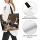 thumbnail image 3 of Disketp Cat Family Bolsa Tote Estampada para Mujer, Bolso de Hombro y de Mano para Compras y Viajes, 3 of 8