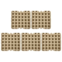 5 Pcs Egg Tray Eggs Reusable Protective Case Empty Carton Fridge Organizer Large Container