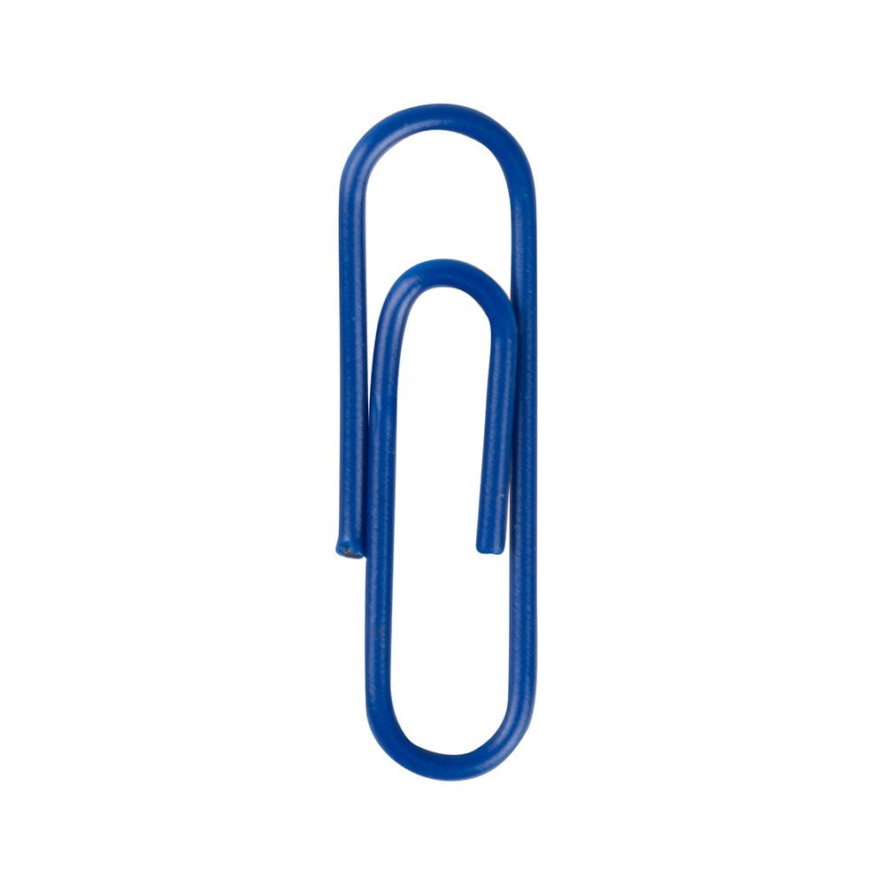 JAM Paper Office Clips, Blue, 4/Pack, Binder Clips & Paper Clips