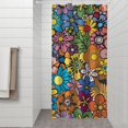 thumbnail image 2 of Pioneer Flower Floral Print Pattern Shower Curtain 36"x72" ,Bathroom Decorative Shower Curtains Set with 12 Hooks,Modern Waterproof Washable Shower Curtain, 2 of 6