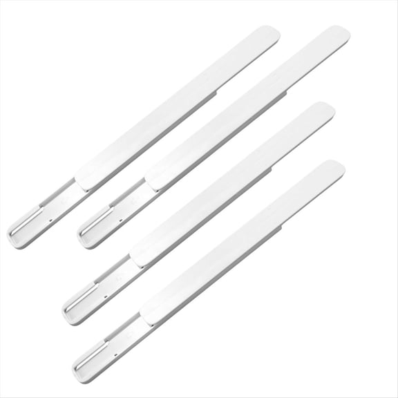 Rollbacks & More 4 Pcs Adhesive Sliders for Cabinets Pull Out Drawer Organizer Accessories Basket Office Glide Cabinet Tracks