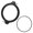 Black2, variant on Leeye Pool Filter Clamp Ring Replacement for Sand Filtration Systems, Heavy Duty PVC Clamp with Stainless Steel Fasteners, Black, 25.2 Size