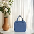 thumbnail image 6 of REGALWOVEN Insulated Bag, Lunch Bag for Women and Men, Tote Bag Lunch Box Navy Blue 8.7*7.3*5.7in, 6 of 6