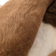 thumbnail image 6 of Fewfanhot Faux Fur Trim Cute Cow Print Poncho Cape, Warm Fleece Lined Open Front Wrap Coat for Women Winter, 6 of 9