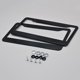 thumbnail image 5 of Kenally Marco para matrícula de coche de acero inoxidable, 2 uds., soporte Universal para matrícula de vehículo negro, soporte para marco Vehículos, repuestos y accesorios Mis, 5 of 6