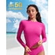thumbnail image 4 of Camiseta de Natación CRZ YOGA Hibiscus Morado Talle S, 4 of 4
