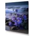thumbnail image 2 of Designart "Seaside Serenade Of Violets" Violets Wall Decor, 2 of 7