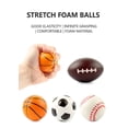 thumbnail image 5 of Juego de 4 pelotas para niños pequeños, pelota de fútbol suave de 4", béisbol, baloncesto y fútbol para niños, pelota de espuma, 5 of 5