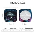 thumbnail image 6 of Uemuo Punk Style Blue Haired Skull Pattern Waterproof Square Couch Cushion Covers, Magic Sofa Covers Washable, Stretch Sofa Seat Cushion Slipcovers, 6 of 9