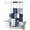 AbstractXM6825, variant on No Hook Shower Curtain with Built-in Rings - Navy Blue Grey Washable Waterproof Fabric Bathroom Curtains for Hotel,Rentals, 60 X 72 Inch Long , Ombre Modern Abstract Art