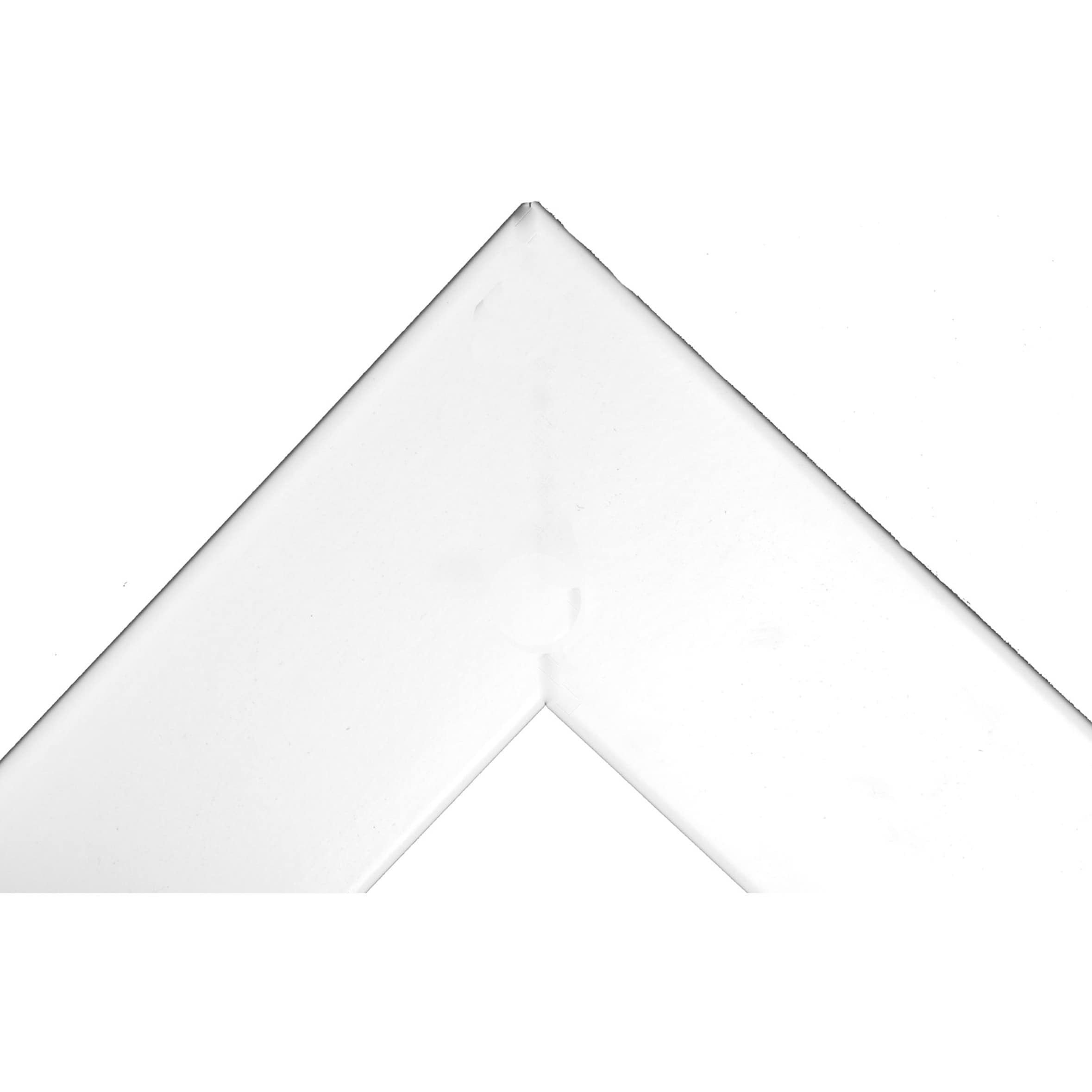 Rayne Mirrors Rayne White Satin Wide Wall/ Vanity Mirror