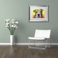 thumbnail image 4 of Trademark Fine Art 'Dogs Have A Way' Canvas Art by Dean Russo, White Matte, Silver Frame, 4 of 4