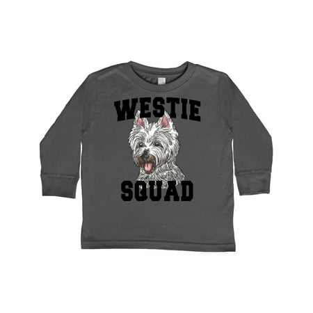 

Inktastic Dog Westie Squad Gift Toddler Boy or Toddler Girl Long Sleeve T-Shirt