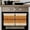 Burnt orange, variant on Burnt Orange Ombre Stripe 1 Pack Kitchen Towel, Water Absorbent Dish Towel, Farmhouse Striped Gradient Decorative Hand Towels - Quick Drying Cloth for Cooking Baking, 18x28 Inch