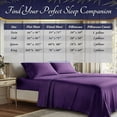 thumbnail image 4 of 4Pcs Bamboo Cooling Bedding Set, Extra Deep Pocket Breathable Sheets for Hot Sleepers, Pillowcases, Flat Sheet & Fitted Sheet, Perfect Family Gift, 4 of 8