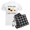 thumbnail image 6 of CafePress - At My Age I Need Glasses Men's Light Pajamas - Men's Light Loose Fit Cotton Pajama Set, 6 of 7