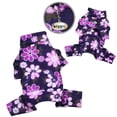 thumbnail image 2 of Midnight Garden Fleece Turtleneck Pajamas - Large, 2 of 4