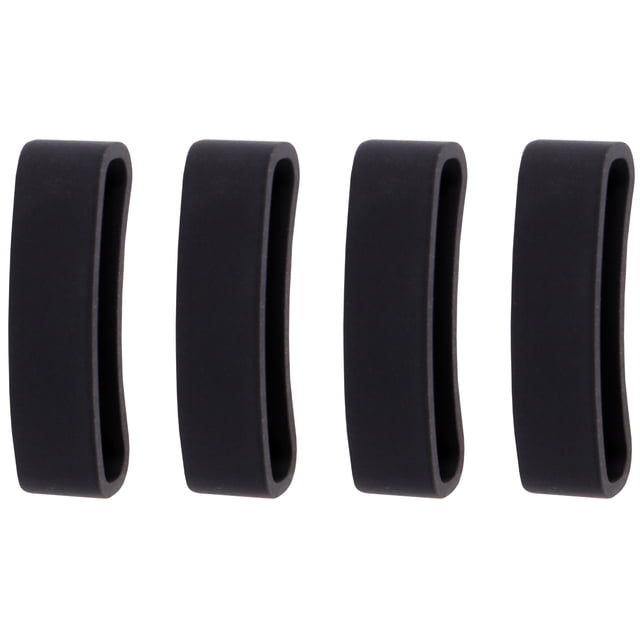 4 piezas de goma para reloj, hebilla de anillo, hebilla de correa de reloj anticaída, anillo de reloj compatible con SUUNTO CORE (negro)