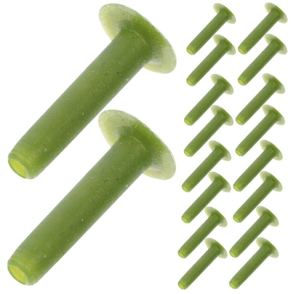 BESTOYARD 100 Pcs Floral Supplies Flower Pole Nails Green Plastic for DIY Floral Arrangement